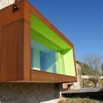 Spring in Pantone 375C, Mas Rodó Winery - SALA FERUSIC Architects - Spain