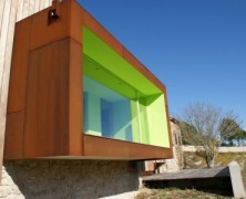 Spring in Pantone 375C, Mas Rodó Winery – SALA FERUSIC Architects – Spain