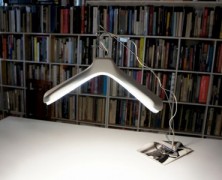 White flare hanger light – Toshihito Okura
