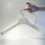 White flare hanger light - Toshihito Okura