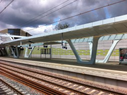 Arnhem Central, Platform Roofs, under construction – UNSudio - Netherlands