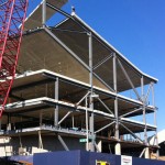 STEVEN HOLL ARCHITECTS' CAMPBELL SPORTS CENTER TOPS OUT
