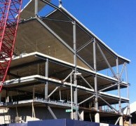 STEVEN HOLL ARCHITECTS’ CAMPBELL SPORTS CENTER TOPS OUT