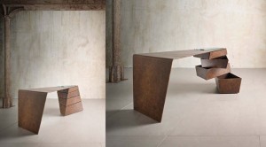 The 'Torque' Desk, designed by I M Lab